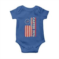 Jimmy Carter Baby Onesie 39th US President 1976 Retro American Flag