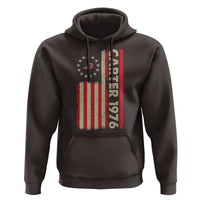 Jimmy Carter Hoodie 39th US President 1976 Retro American Flag