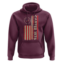 Jimmy Carter Hoodie 39th US President 1976 Retro American Flag