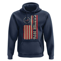 Jimmy Carter Hoodie 39th US President 1976 Retro American Flag