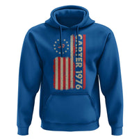 Jimmy Carter Hoodie 39th US President 1976 Retro American Flag