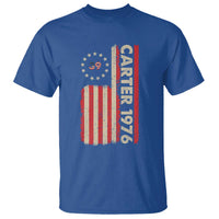 Jimmy Carter T Shirt 39th US President 1976 Retro American Flag