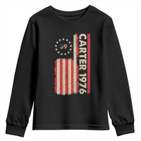 Jimmy Carter Youth Sweatshirt 39th US President 1976 Retro American Flag