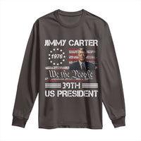 Jimmy Carter Long Sleeve Shirt 39th US President 1976 We The People American Flag