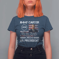 Jimmy Carter T Shirt For Women 39th US President 1976 We The People American Flag