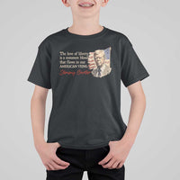 Jimmy Carter Quote T Shirt For Kid The Love Of Liberty Flows In Our American Veins