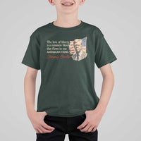 Jimmy Carter Quote T Shirt For Kid The Love Of Liberty Flows In Our American Veins