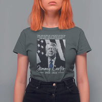 Jimmy Carter Quote T Shirt For Women The Measure Of A Society