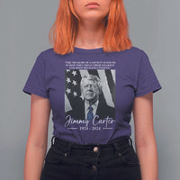 Jimmy Carter Quote T Shirt For Women The Measure Of A Society