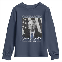 Jimmy Carter Quote Youth Sweatshirt The Measure Of A Society