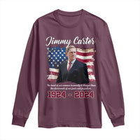 Jimmy Carter Long Sleeve Shirt A Legacys Of Peace And Humanitys