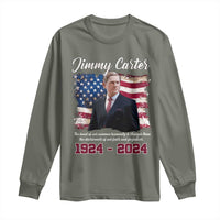 Jimmy Carter Long Sleeve Shirt A Legacys Of Peace And Humanitys