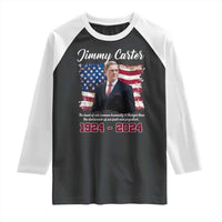 Jimmy Carter Raglan Shirt A Legacys Of Peace And Humanitys