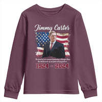 Jimmy Carter Youth Sweatshirt A Legacys Of Peace And Humanitys