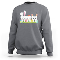 Easter Day Sweatshirt Funny Tooth Glasses Dental Dentist - Wonder Print Shop
