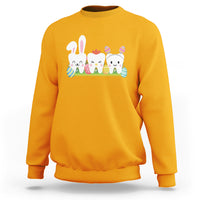 Easter Day Sweatshirt Funny Tooth Glasses Dental Dentist - Wonder Print Shop