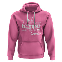 Easter Day Cute Hoppy Teacher Bunny Egg Hoodie - Wonder Print Shop