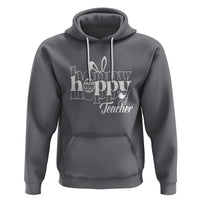 Easter Day Cute Hoppy Teacher Bunny Egg Hoodie - Wonder Print Shop