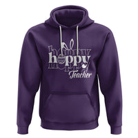 Easter Day Cute Hoppy Teacher Bunny Egg Hoodie - Wonder Print Shop