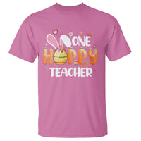 Easter Day Cute One Hoppy Teacher Bunny Carrot T Shirt - Wonder Print Shop