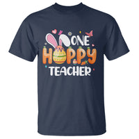 Easter Day Cute One Hoppy Teacher Bunny Carrot T Shirt - Wonder Print Shop
