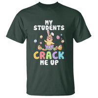 Easter Day T Shirt My Students Crack Me Up Funny Chick Teacher - Wonder Print Shop