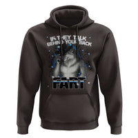 Funny Wolf Man If They Talk Behind Your Back Fart Hoodie