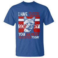 Funny Cat I Have Selective Hearing You Weren't Selected T Shirt - Wonder Print Shop