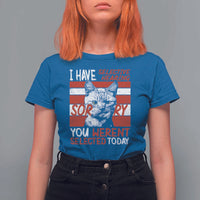 Funny Cat I Have Selective Hearing You Weren't Selected T Shirt For Women - Wonder Print Shop