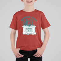 Funny Support Local Street Cat T Shirt For Kid Raccoon Opossum Skunk Garbage Crew - Wonder Print Shop