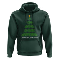 Funny Binary Christmas Tree Hoodie HAPPY NEW YEAR 11111101001