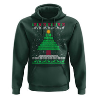 Funny Xmas Math Pi Christmas Tree Hoodie