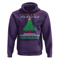 Funny Xmas Math Pi Christmas Tree Hoodie
