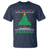 Funny Xmas Math Pi Christmas Tree T Shirt - Wonder Print Shop