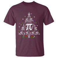 Funny Christmas Math Teacher T Shirt Pi Christmas Tree - Wonder Print Shop
