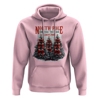 Xmas Coquette Hoodie North pole Christmas Tree Farm Always Fresh