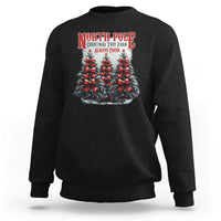 Xmas Coquette Sweatshirt North pole Christmas Tree Farm Always Fresh - Wonder Print Shop