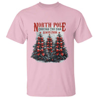 Xmas Coquette T Shirt North pole Christmas Tree Farm Always Fresh - Wonder Print Shop