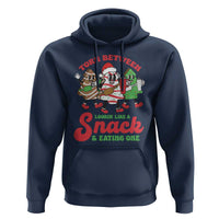 Funny Christmas Cake Hoodie Torn Between Looking' Like a Snack