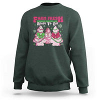 Farm Fresh Christmas Tree Cakes Coquette Sweatshirt - Wonder Print Shop