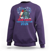 Our First Christmas Together 2024 Sweatshirt - Wonder Print Shop