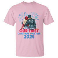 Our First Christmas Together 2024 T Shirt - Wonder Print Shop