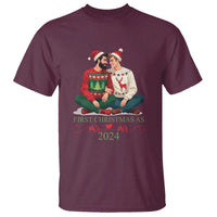 Our First Christmas As Mr Mr 2024 T Shirt LGBT Gay Couple Xmas - Wonder Print Shop