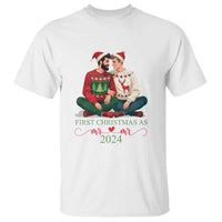 Our First Christmas As Mr Mr 2024 T Shirt LGBT Gay Couple Xmas - Wonder Print Shop