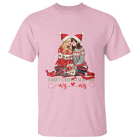 Our First Christmas As Mrs Mrs T Shirt LGBT Les Couple Xmas - Wonder Print Shop