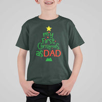 My First Christmas As Dad Family Matching T Shirt For Kid - Wonder Print Shop