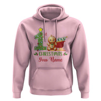Personalized First Christmas Hoodie Custom Name Baby Gingerbread My 1st Xmas