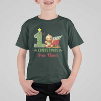 Personalized First Christmas T Shirt For Kid Custom Name Baby Gingerbread My 1st Xmas - Wonder Print Shop