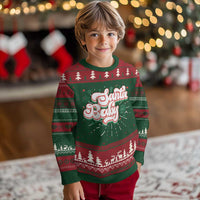 Funny Santa Baby Ugly Christmas Sweater - Wonder Print Shop