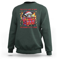 Funny Christmas Sweatshirt This Little Light Of Mine Lil Dumpster Fire - Wonder Print Shop